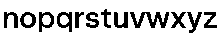 RL Gruezi Medium Font LOWERCASE