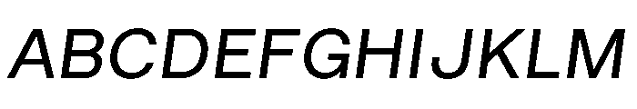 RL Gruezi RegularItalic Font UPPERCASE