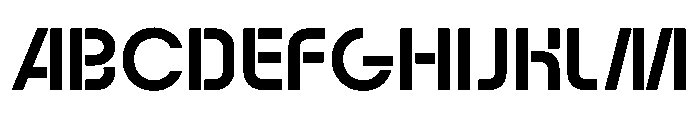 RL Slack Regular Font UPPERCASE