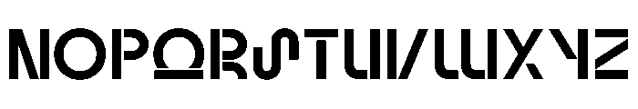 RL Slack Regular Font UPPERCASE