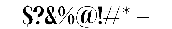 RL Unno Regular Font OTHER CHARS