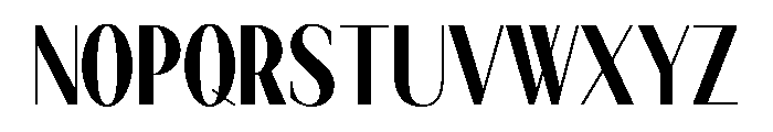 RL Unno Regular Font UPPERCASE