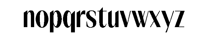 RL Unno Regular Font LOWERCASE