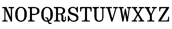RL Zeta Mono Font UPPERCASE