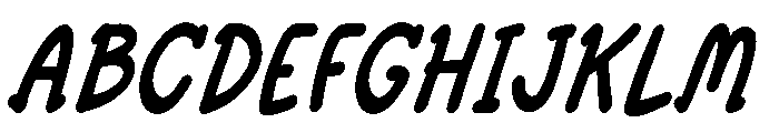 RM Coastal Beach Italic Font UPPERCASE