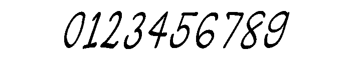 RM Coastal Beach Light Italic Font OTHER CHARS
