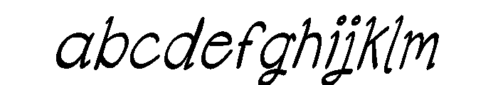 RM Coastal Beach Light Italic FONT
