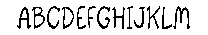RM Coastal Beach Light Font UPPERCASE