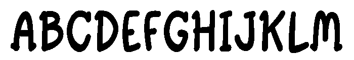 RM Coastal Beach Font UPPERCASE