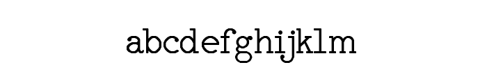RM Typerighter medium Regular Font LOWERCASE