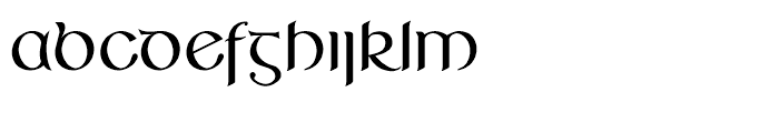 RM Celtic Regular Font LOWERCASE