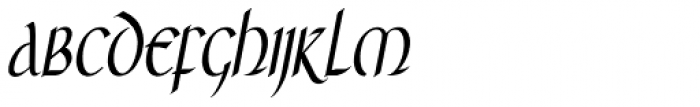 RM Celtic Condensed Italic Font UPPERCASE