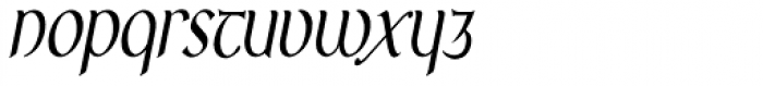 RM Celtic Condensed Italic Font LOWERCASE
