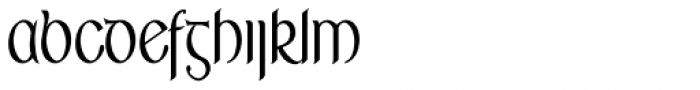 RM Celtic Condensed Font LOWERCASE