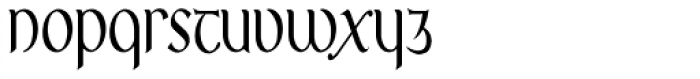 RM Celtic Condensed Font LOWERCASE