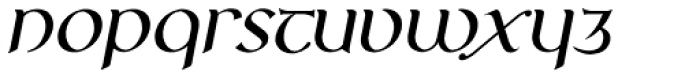 RM Celtic Italic Font LOWERCASE