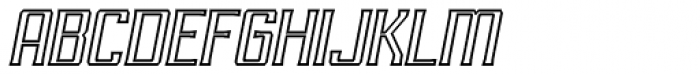 RM Imber Outline Italic Font UPPERCASE
