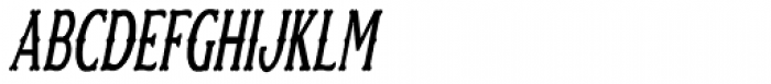 RM Westus Condensed Italic Font UPPERCASE