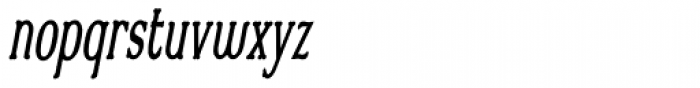 RM Westus Condensed Italic Font LOWERCASE