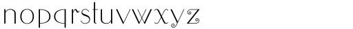 RMU Czeschka Regular Font LOWERCASE