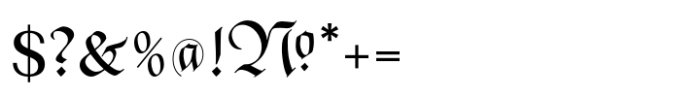 RMU Gilgengart Font OTHER CHARS