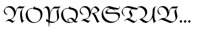 RMU Gilgengart Font UPPERCASE