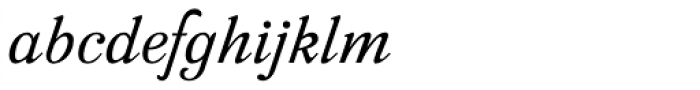 RMU Manolo Italic Font LOWERCASE