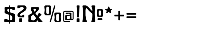 RMU Secesia Font OTHER CHARS