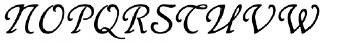 RMU Trianon Italic Font UPPERCASE