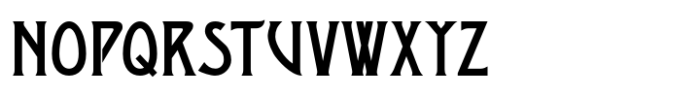 RMU Viennese Font LOWERCASE