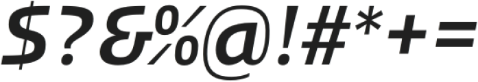 RNS Laxgo SemiBold Italic otf (600) Font OTHER CHARS