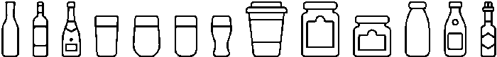 RNS Pictografica otf (400) Font UPPERCASE