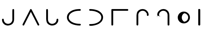 RNIB MOON Font OTHER CHARS