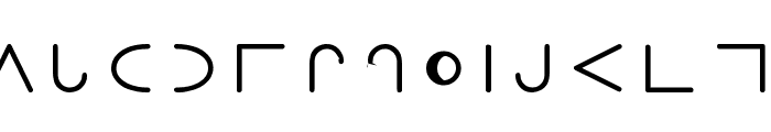 RNIB MOON Font UPPERCASE