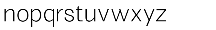 RNA Sans Extra Light Font LOWERCASE