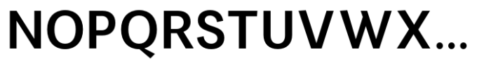 RNA Sans Medium Font UPPERCASE