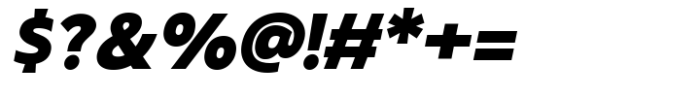 RNDI Anasera Black Expanded Italic Font OTHER CHARS