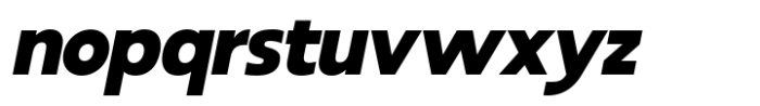 RNDI Anasera Black Italic Font LOWERCASE