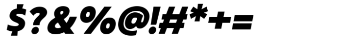 RNDI Anasera Black Ultra Expanded Italic Font OTHER CHARS