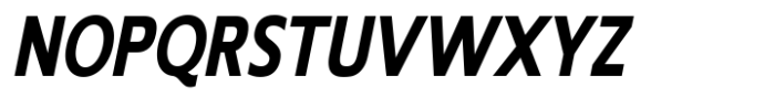 RNDI Anasera Bold Condensed Italic Font UPPERCASE