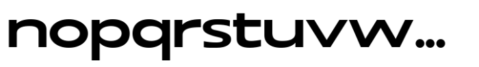 RNDI Anasera Bold Ultra Expanded Font LOWERCASE