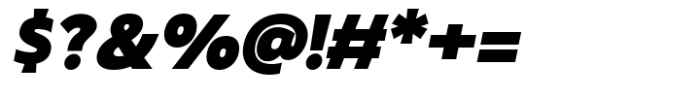 RNDI Anasera Extra Black Expanded Italic Font OTHER CHARS