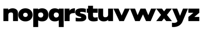 RNDI Anasera Extra Black Expanded Font LOWERCASE