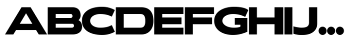 RNDI Anasera Extra Black Ultra Expanded Font UPPERCASE