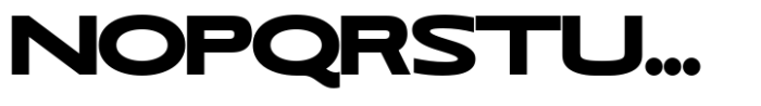RNDI Anasera Extra Black Ultra Expanded Font UPPERCASE