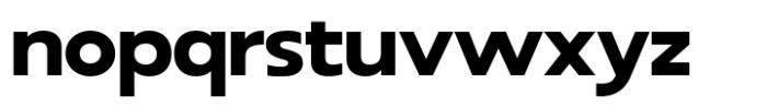 RNDI Anasera Extra Bold Expanded Font LOWERCASE