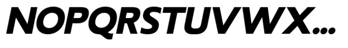 RNDI Anasera Extra Bold Italic Font UPPERCASE