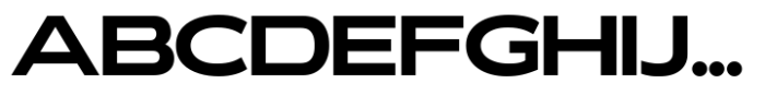 RNDI Anasera Extra Bold Ultra Expanded Font UPPERCASE