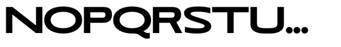 RNDI Anasera Extra Bold Ultra Expanded Font UPPERCASE