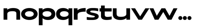 RNDI Anasera Extra Bold Ultra Expanded Font LOWERCASE